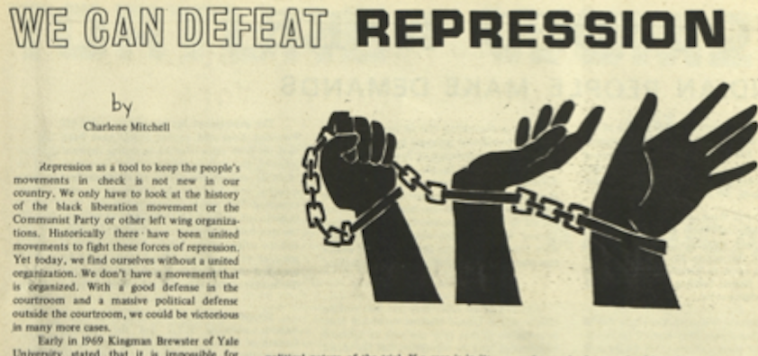 ARTICLE: We Can Defeat Repression, Charlene Mitchell, 1973