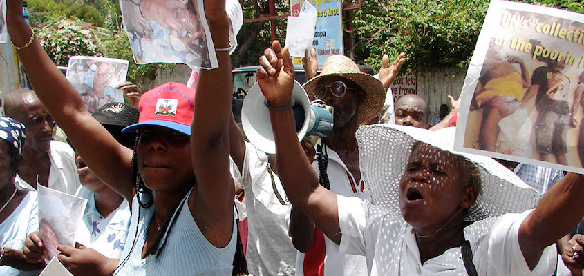 Haitians Protest UN Occupation and Pending Foreign “Intervention”