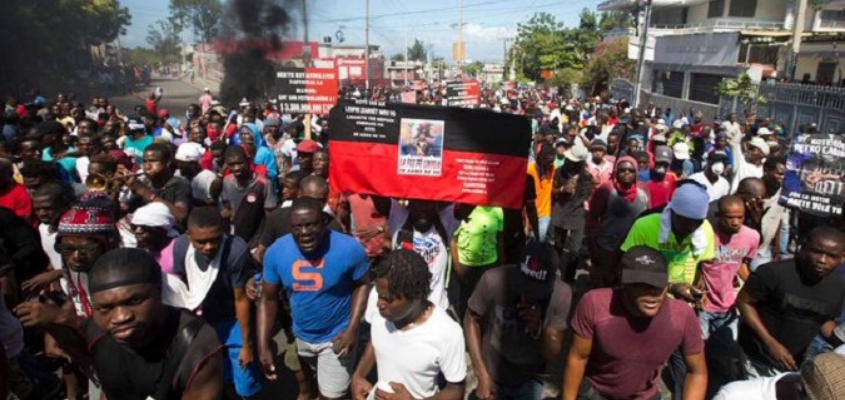 Protest in Haiti