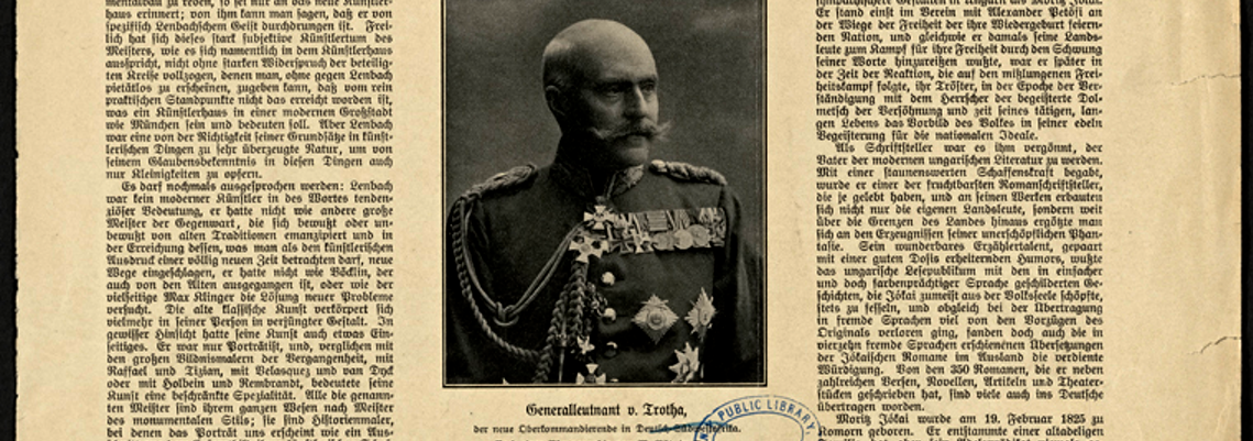 General Lothar von Trotha