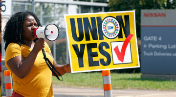 The UAW and local workers promise a long fight at Nissan in Canton MS.