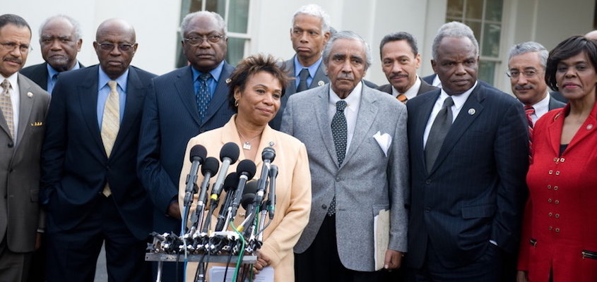 House (of Representatives) Negroes Rally Against Russia