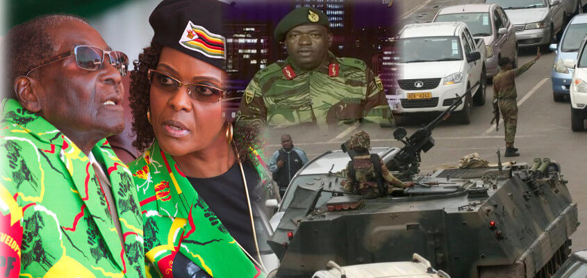 Zimbabwe's Robert Mugabe Sidelined by Military Coup