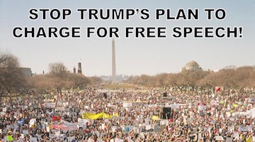 Trump Wants to Tax Protests in DC