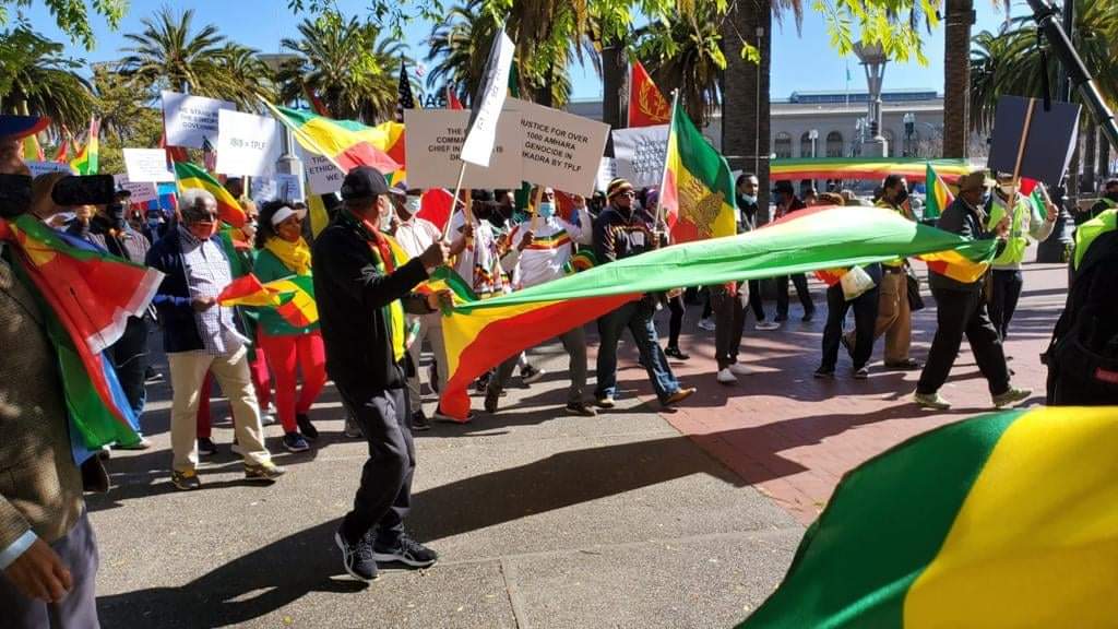 Ethiopians Rally Against CNN, the TPLF, and US Aggression