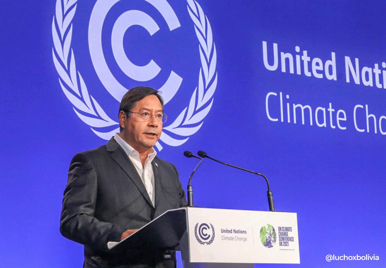 Bolivia's president Luis Arce used the COP26 summit to speak against the "green capitalism" offered by the rich capitalist nations and in favor of alternatives which put humanity at the center.