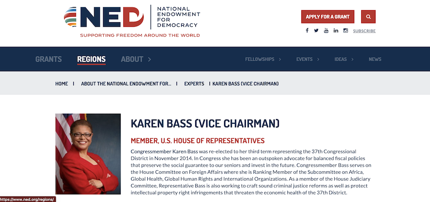 Congresswoman Karen Bass and the Will to Intervene