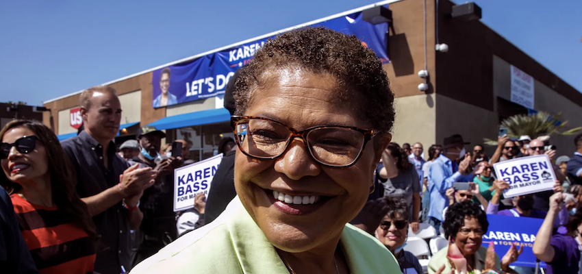 Grandstanding: Mayoral Candidate Karen Bass Says She Can Solve LA’s Homelessness Crisis