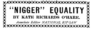 The White Socialist Left: Seeing a Bleak Future for ‘Black and White Unite and Fight’