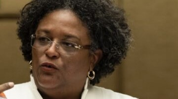 Mia Mottley of the Barbados Labor Party 