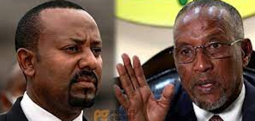 Ethiopian Prime Minister Abiy Ahmed Ali and Somaliland President Muse Bihi Abdi.