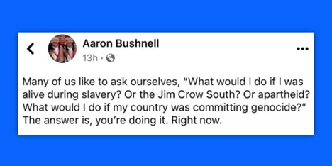 Aaron Bushnell tweet