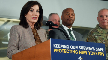 Kathy Hochul at press conference