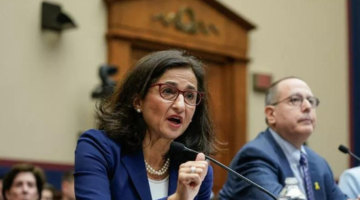 Columbia University President Minouche Shafik