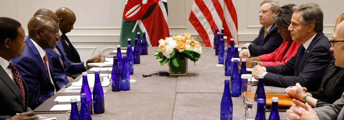 Secretary of State Antony Blinken and Kenya’s President William Ruto