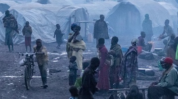 Displaced people in DRC