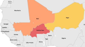 Map of west Africa