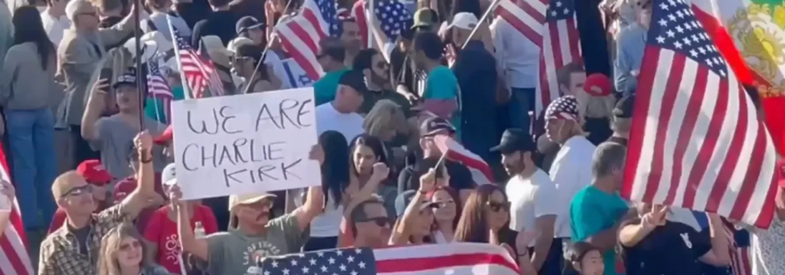 Charlie Kirk rally