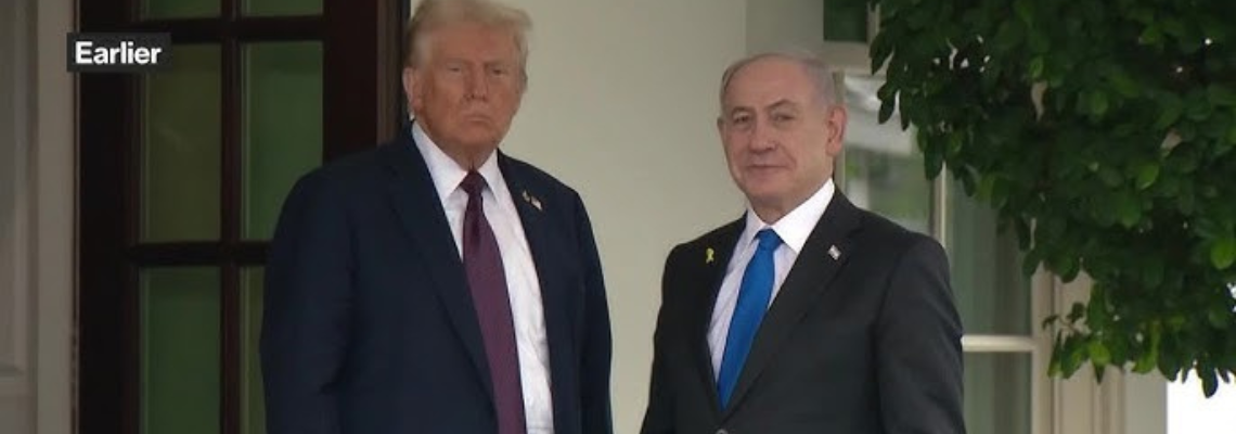 Benjamin Netanyahu and Donald Trump