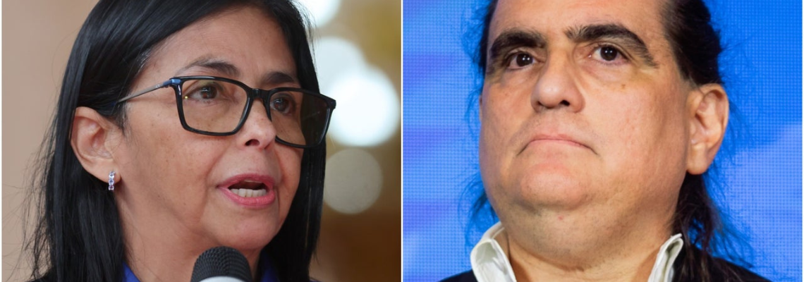 Delcy Rodrigues and Alex Saab