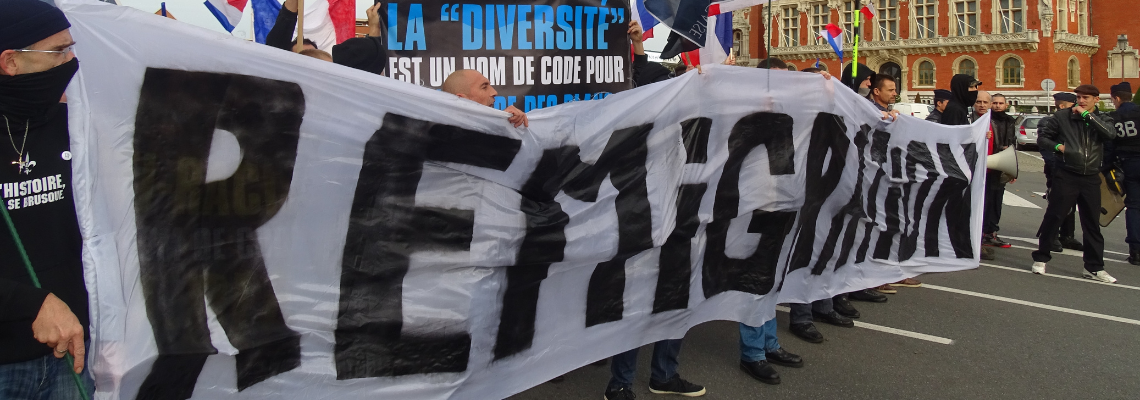 "reimmigration" banner