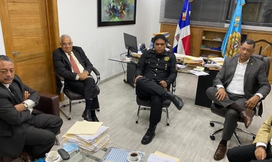 Enrique Garcia and neo-fascist leaders. García is currently the Dominican consul in Boston.