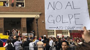 standoff at the Venezulean embassy