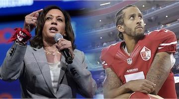 Kamala Harris Claims Russia, Not US Racism, Behind Kaepernick Furor