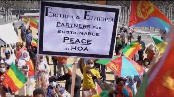 Ethiopians and Eritreans Rally for National Sovereignty, Against US Intervention