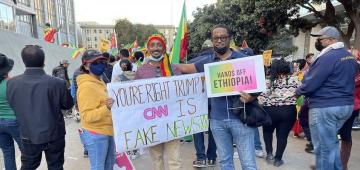 Ethiopians Rally Against CNN, the TPLF, and US Aggression