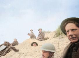 British Soldiers on the Beach at Dunkirk - Cassowary Colorizations