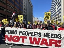 Renewed Peace Movement Lauded As Protesters Marched in Washington, D.C., on 20th Anniversary of U.S. Invasion of Iraq