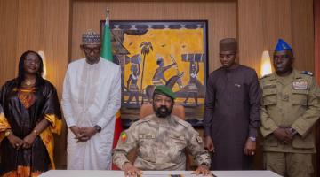 Representatives of Mali, Burkina Faso and Niger