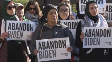 Abandon Biden campaign rally