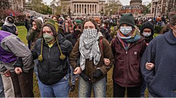 Columbia University student protesters