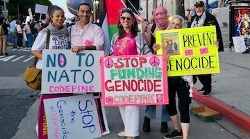 Hands Off protest
